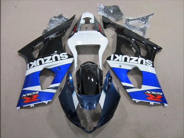Kits Completo Carenado Moto ABS GSXR 1000 K3 03-04 - Azul Blanco Calcomanía Kits Completo Carenado Moto ABS GSXR 1000 K3 03-04 - Azul Blanco Calcomanía