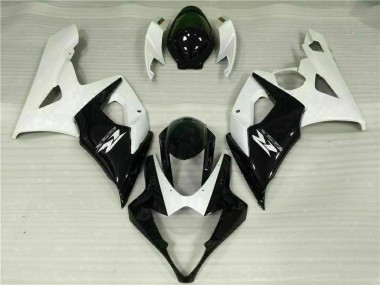 Kits Completo Carenado Moto ABS GSXR 1000 K5 05-06 - Blanco Negro