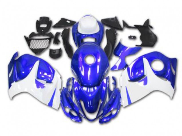 Kits Completo Carenado Moto ABS GSXR 1300 Hayabusa 08-19 - Azul Blanco Kits Completo Carenado Moto ABS GSXR 1300 Hayabusa 08-19 - Azul Blanco
