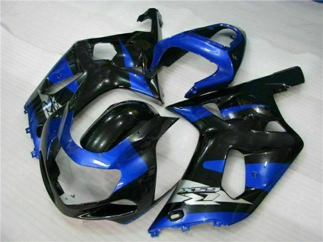 Kits Completo Carenado Moto ABS GSXR 600 / 750 K1 K2 K3 01-03 - Azul Negro Kits Completo Carenado Moto ABS GSXR 600 / 750 K1 K2 K3 01-03 - Azul Negro