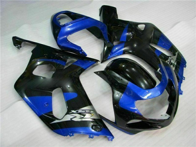 Kits Completo Carenado Moto ABS GSXR 600 / 750 K1 K2 K3 01-03 - Azul Negro Kits Completo Carenado Moto ABS GSXR 600 / 750 K1 K2 K3 01-03 - Azul Negro