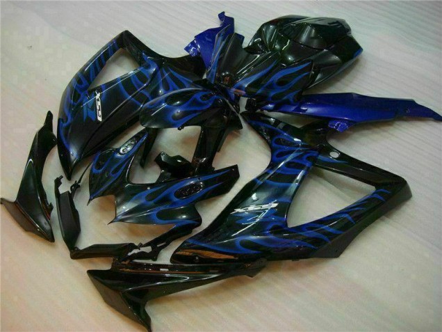 Kits Completo Carenado Moto ABS GSXR 600 / 750 K8 08-10 - Azul Negro
