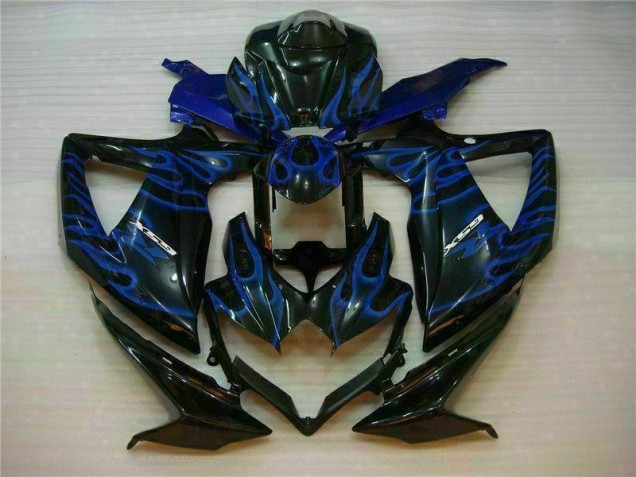 Kits Completo Carenado Moto ABS GSXR 600 / 750 K8 08-10 - Azul Negro