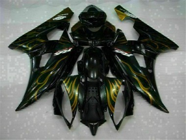 Kits Completo Carenado Moto ABS R6 06-07 - Negro