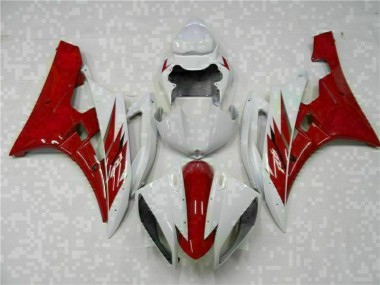 Kits Completo Carenado Moto ABS R6 06-07 - Rojo Blanco