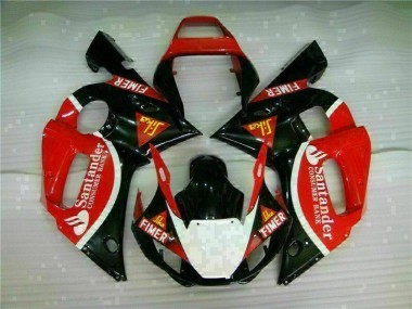 Kits Completo Carenado Moto ABS R6 98-02 - Rojo Negro