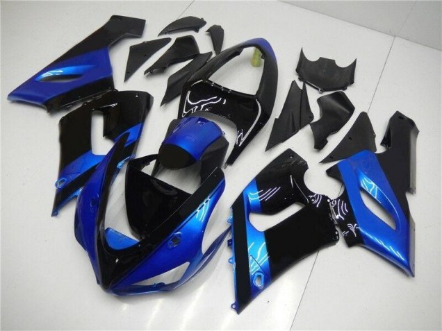 Kits Completo Carenado Moto ABS ZX6R 05-06 - Azul Negro Kits Completo Carenado Moto ABS ZX6R 05-06 - Azul Negro