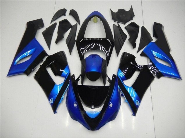 Kits Completo Carenado Moto ABS ZX6R 05-06 - Azul Negro Kits Completo Carenado Moto ABS ZX6R 05-06 - Azul Negro