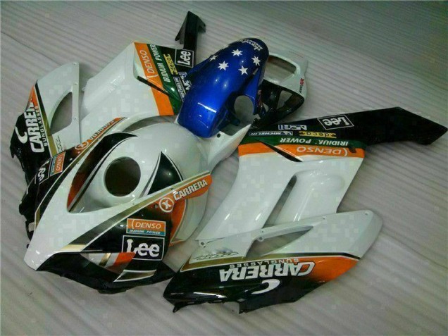 Kits Completo Carenado Moto CBR 1000 RR 04-05 - Blanco Azul Kits Completo Carenado Moto CBR 1000 RR 04-05 - Blanco Azul