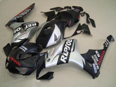 Kits Completo Carenado Moto CBR 1000 RR 06-07 - Negro Mate Plata Repsol
