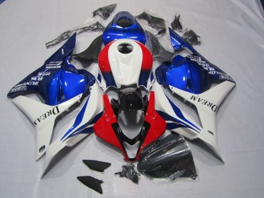 Kits Completo Carenado Moto CBR 600 RR 09-12 - Blanco Azul Rojo DREAM