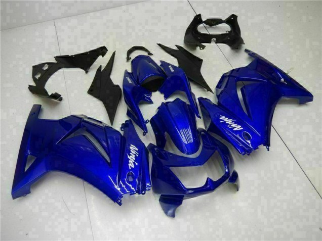 Kits Completo Carenado Moto EX250 08-12 - Azul Negro Blanco Ninja