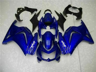 Kits Completo Carenado Moto EX250 08-12 - Azul Negro Blanco Ninja
