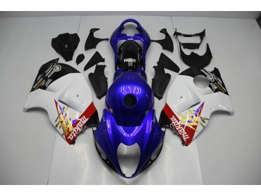 Kits Completo Carenado Moto GSXR 1300 Hayabusa 96-07 - Azul Blanco