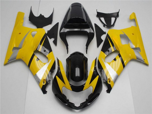 Kits Completo Carenado Moto GSXR 600 / 750 K1 K2 K3 01-03 - Amarillo Negro Kits Completo Carenado Moto GSXR 600 / 750 K1 K2 K3 01-03 - Amarillo Negro
