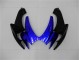 Kits Completo Carenado Moto GSXR 600 / 750 K6 06-07 - Azul Negro