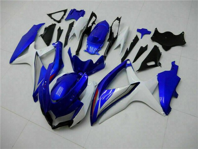 Kits Completo Carenado Moto GSXR 600 / 750 K8 08-10 - Azul Blanco