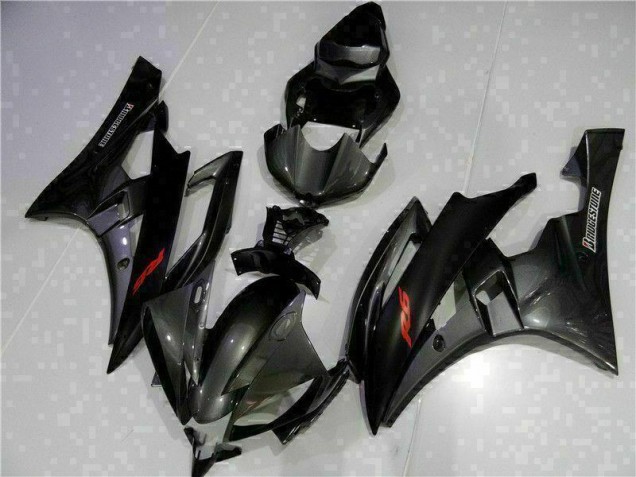 Kits Completo Carenado Moto R6 06-07 - Gris Negro