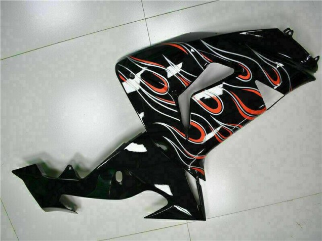 Kits Completo Carenado Moto ZX10R 06-07 - Negro Rojo Llama
