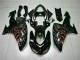Kits Completo Carenado Moto ZX10R 06-07 - Negro Rojo Llama