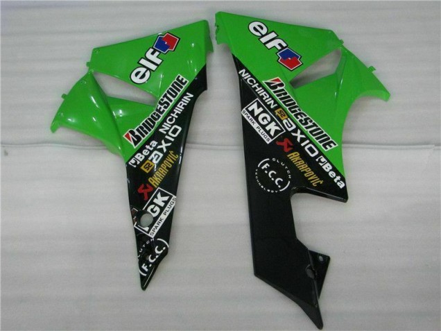 Kits Completo Carenado Moto ZX6R 09-12 - Negro Verde