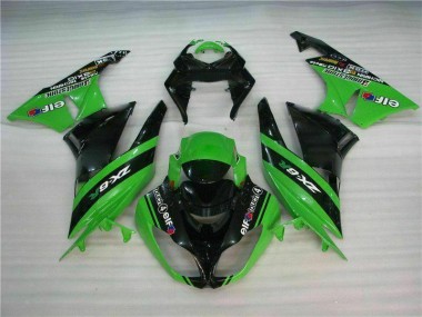 Kits Completo Carenado Moto ZX6R 09-12 - Negro Verde