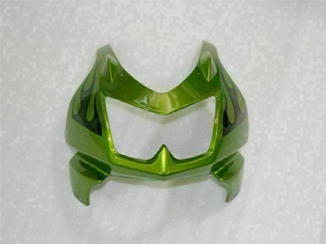 Moto Plástico EX250 08-12 - Verde Negro