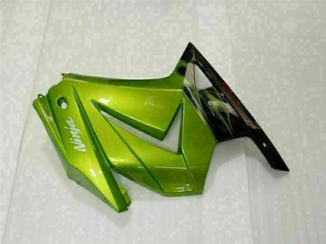 Moto Plástico EX250 08-12 - Verde Negro