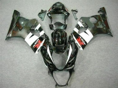 Moto Plástico GSXR 1000 K3 03-04 - Blanco Negro