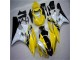 Moto Plástico R6 06-07 - Amarillo Blanco Negro