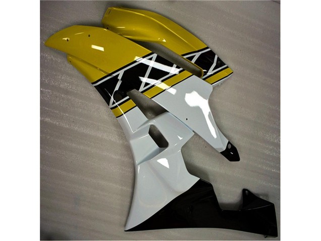 Moto Plástico R6 06-07 - Amarillo Blanco Negro