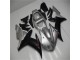 Plástica Moto R1 02-03 - Plata Negro Plástica Moto R1 02-03 - Plata Negro