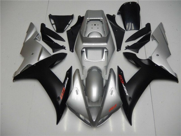 Plástica Moto R1 02-03 - Plata Negro Plástica Moto R1 02-03 - Plata Negro