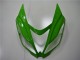 Plástica Moto ZX6R 13-18 - Verde Negro Plástica Moto ZX6R 13-18 - Verde Negro