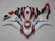 Plástico Moto CBR 1000 RR 08-11 - Blanco Rojo
